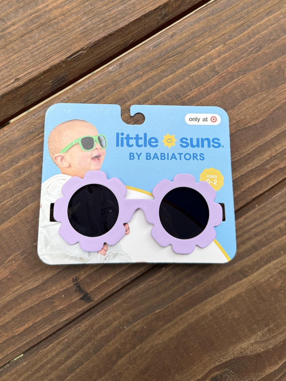 Purple Flower Babiator Sunglasses
